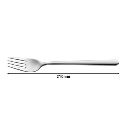 ZWILLING | Chiaro Table Fork – 18/10 Stainless Steel - Matte - Tapered Tines - Dishwasher Safe