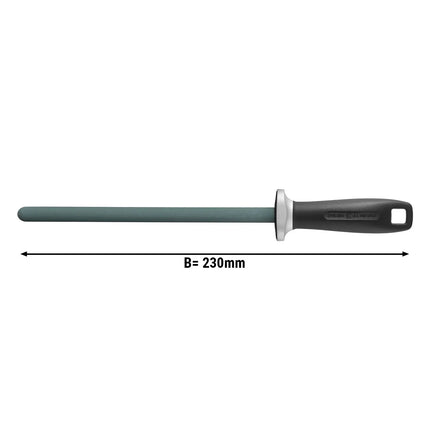 ZWILLING | Diamond-Coated Sharpening Steel – 23 cm - Oval Rod - Finger Guard