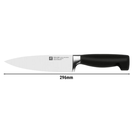 ZWILLING | Four Star Chef’s Knife – 16 cm blade - FRIODUR ice-hardened