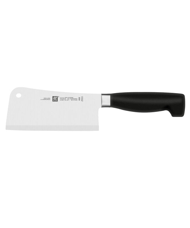 ZWILLING | Four Star Chopping Knife (Cleaver) – 15 cm blade - ideal for ribs, chop racks, lamb & rabbit - FRIODUR ice-hardened