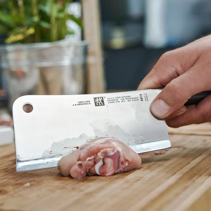ZWILLING | Four Star Chopping Knife (Cleaver) – 15 cm blade - ideal for ribs, chop racks, lamb & rabbit - FRIODUR ice-hardened