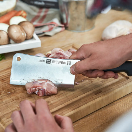 ZWILLING | Four Star Chopping Knife (Cleaver) – 15 cm blade - ideal for ribs, chop racks, lamb & rabbit - FRIODUR ice-hardened