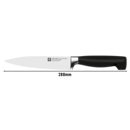 ZWILLING | Four Star Meat Carving Knife – 16 cm blade - plain edge - for raw, roasted & cooked meat - FRIODUR ice-hardened