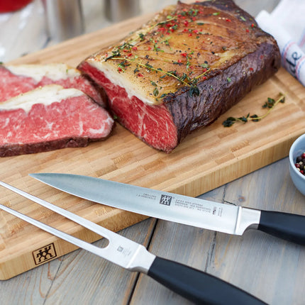ZWILLING | Four Star Meat Carving Knife – 20 cm blade - plain edge - for raw, roasted & cooked meat - FRIODUR ice-hardened