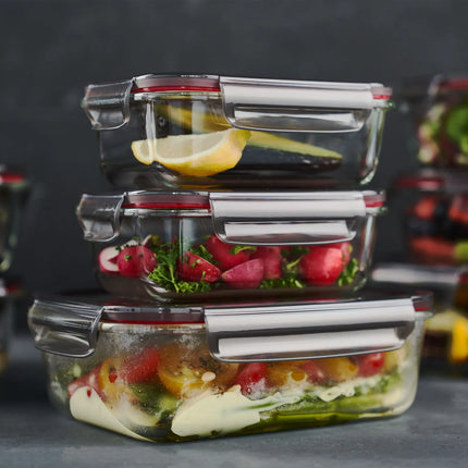 ZWILLING | Gusto Rectangular Borosilicate Glass Food Container – 170×125×65 mm - Airtight, Leakproof