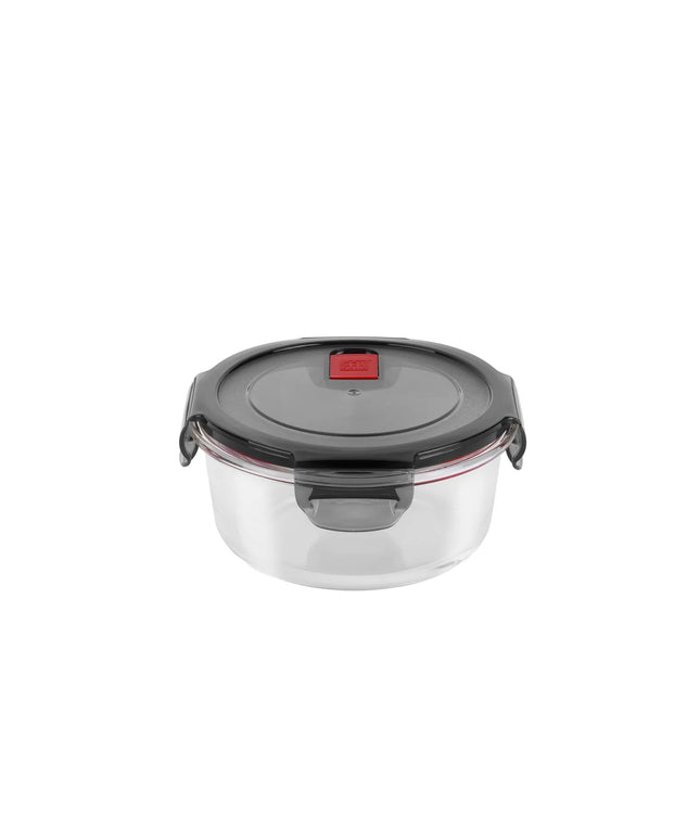 ZWILLING | Gusto Round Food Storage Container – 0.6 L - Borosilicate Glass - Airtight Leakproof