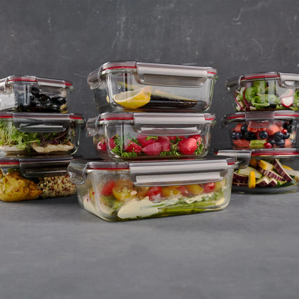 ZWILLING | Gusto Round Food Storage Container – 0.6 L - Borosilicate Glass - Airtight Leakproof