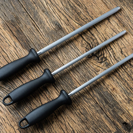 ZWILLING | Knife Sharpening Steel – 210 mm - Hard Chrome‑Plated Stainless Steel - Grooved - 62 HRC