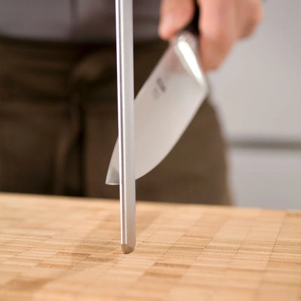 ZWILLING | Knife Sharpening Steel – 260 mm - Diamond‑Coated - Grooved - Ergo Plastic Handle - Oval