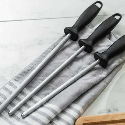 ZWILLING | Knife Sharpening Steel – 260 mm - Hard‑Chrome Stainless Steel - Grooved - 62 HRC