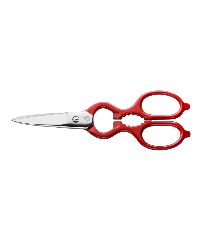 ZWILLING | Multi-Purpose Kitchen Scissors – 200 mm - Stainless Steel - Bottle & Lid Opener - Red