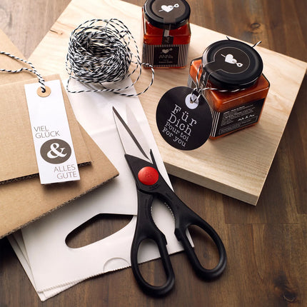 ZWILLING | Multipurpose Kitchen Scissors 200 mm – Black - FRIODUR Ice-Hardened Blades