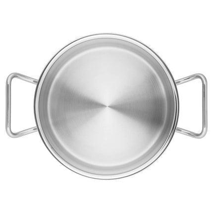 ZWILLING | Pan Ø 28 cm – SIGMA Classic+ Base - Induction & Oven‑Safe 200°C - Stay‑Cool Handles - Filling Scale