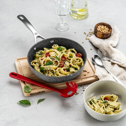 ZWILLING | Pasta Spoon – Red Silicone, Heat‑Resistant to 230°C - 290 mm - Non‑Slip Grip