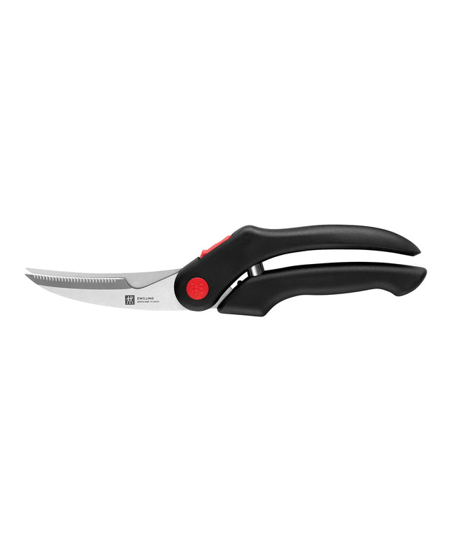 ZWILLING | Poultry Shears Kitchen Scissors – 250 mm - Black - Serrated Blade - Stainless Steel