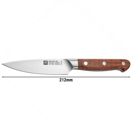 ZWILLING | Pro Wood Paring & Garnishing Knife – FRIODUR Steel - 100 mm - Stone Oak