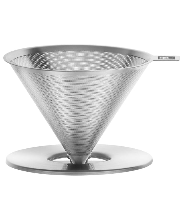 ZWILLING | Reusable Pour Over Coffee Filter – 18/10 Stainless Steel - Reusable - 1–946 ml - Ø 10 cm