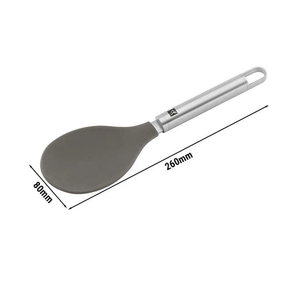 ZWILLING | Rice Spoon – Heat‑Resistant Silicone Head - Stainless Handle - 260 mm