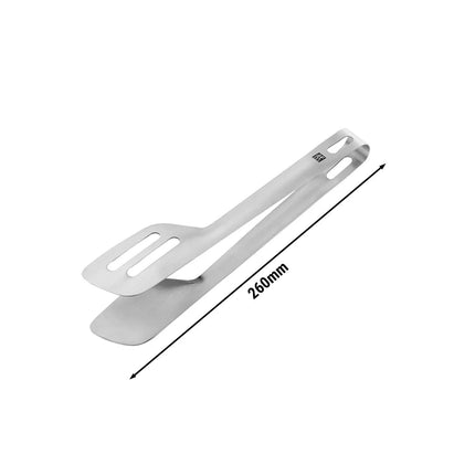 ZWILLING | Serving Tongs – 260 mm - Drain‑Through Tip - Stainless Steel