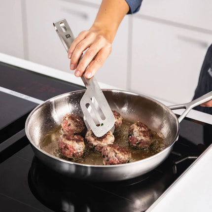 ZWILLING | Serving Tongs – 260 mm - Drain‑Through Tip - Stainless Steel