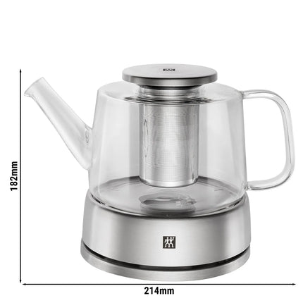 ZWILLING | Sorrento Glass Teapot with Warmer Stand – 800 ml - heat-resistant glass - includes infuser