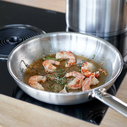 ZWILLING | Stainless Steel Frying Pan Ø 28 cm – Non‑Stick - Induction & Oven‑Safe 300°C - Dishwasher‑Safe - Hanging Loop