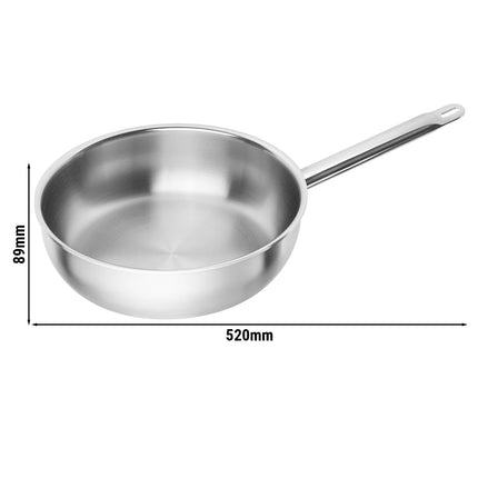 ZWILLING | Stainless Steel Frying Pan Ø 28 cm – Non‑Stick - Induction‑Ready - Dishwasher‑Safe