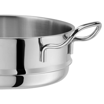 ZWILLING| Steam Insert – Ø 24 cm - Steamer Basket for Vegetables - Heat-Resistant Handles