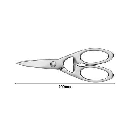 ZWILLING | Twin Select Kitchen Scissors – 200 mm - Bottle Opener, Hand‑Honed, Stainless Special Steel