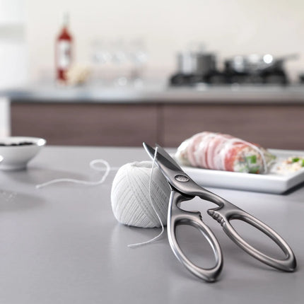 ZWILLING | Twin Select Kitchen Scissors – 200 mm - Bottle Opener, Hand‑Honed, Stainless Special Steel