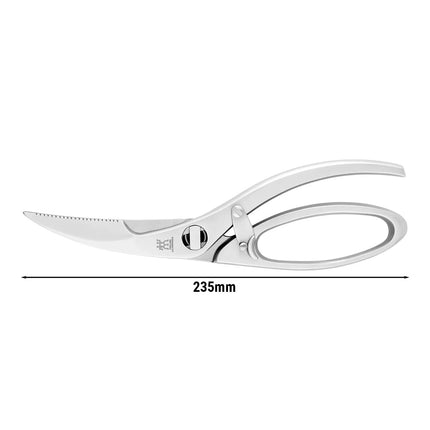 ZWILLING | Twin Select Poultry Shears – 235 mm - Forged Stainless Steel, Bone Breaker, Safety Latch