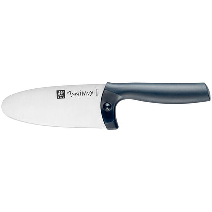 ZWILLING | Twinny Kids' Chef Knife 100 mm – Blue - Rounded Tip - Safety Guard