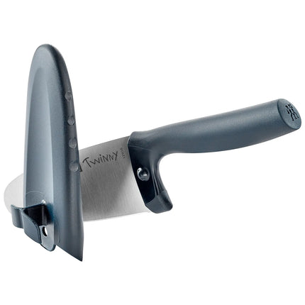 ZWILLING | Twinny Kids' Chef Knife 100 mm – Blue - Rounded Tip - Safety Guard