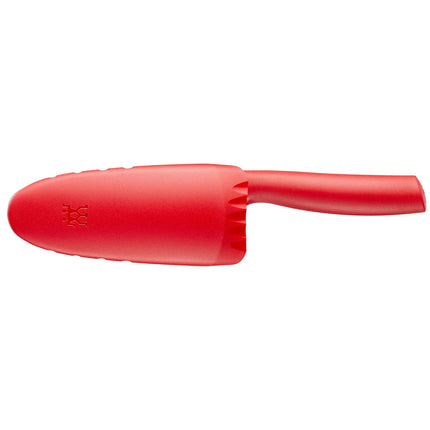 ZWILLING | Twinny Kids' Chef Knife 100 mm – Red - Rounded Tip - Safety Guard