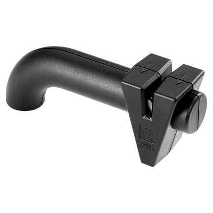 ZWILLING | TWINSHARP 2-Stage Pull-Through Knife Sharpener – Black - 35° - Stainless Steel & Ceramic