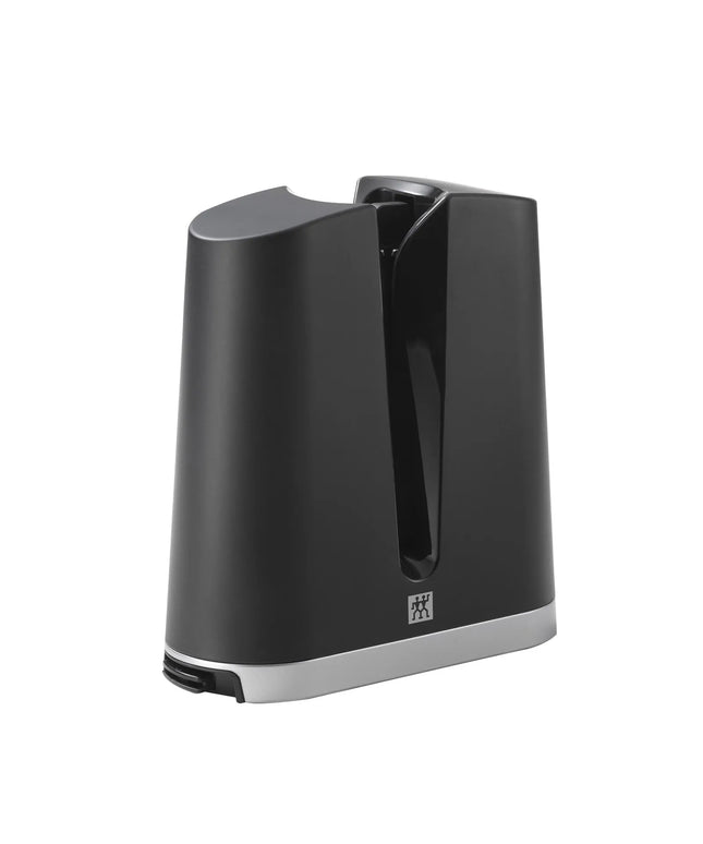 ZWILLING | V-Edge Knife Sharpener – Adjustable Angle Guides - Ceramic Rods - Black