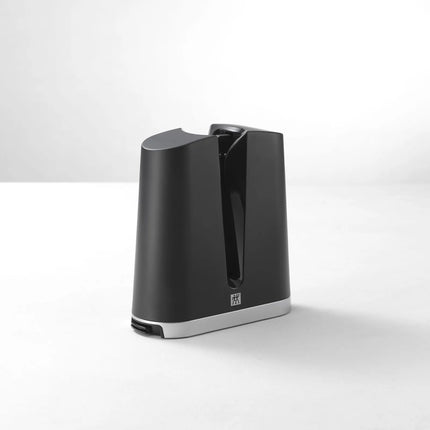 ZWILLING | V-Edge Knife Sharpener – Adjustable Angle Guides - Ceramic Rods - Black