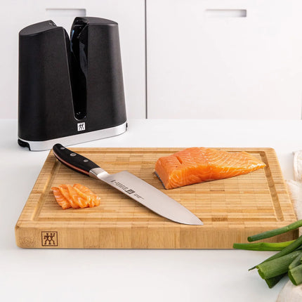 ZWILLING | V-Edge Knife Sharpener – Adjustable Angle Guides - Ceramic Rods - Black