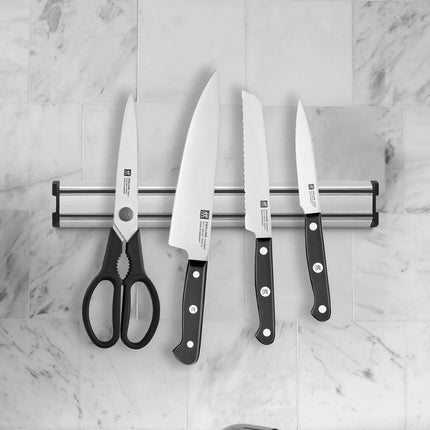 ZWILLING | Wall-Mounted Magnetic Knife Strip – 450mm - Silver - Aluminium