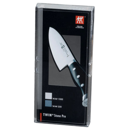 ZWILLING | Whetstone Knife Sharpening Stone – Double-Sided - Grit 250/1000 - Pure White