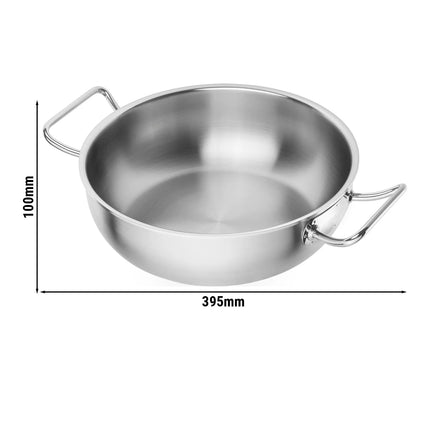 ZWILLING | Wok Pan Ø 30 cm – Sigma Clad Bottom - Induction & Oven‑Safe 200°C - Dishwasher‑Safe - Wide Rim