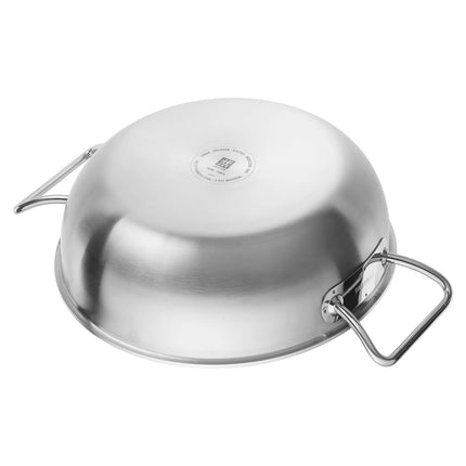 ZWILLING | Wok Pan Ø 30 cm – Sigma Clad Bottom - Induction & Oven‑Safe 200°C - Dishwasher‑Safe - Wide Rim