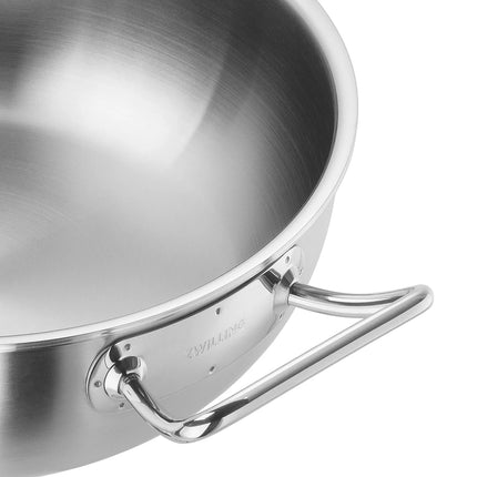 ZWILLING | Wok Pan Ø 30 cm – Sigma Clad Bottom - Induction & Oven‑Safe 200°C - Dishwasher‑Safe - Wide Rim