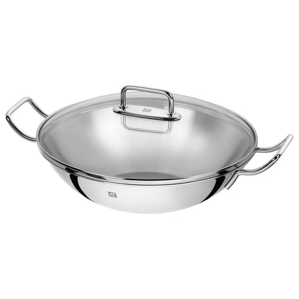 ZWILLING| Wok Pan – Ø 32 cm - Stainless Steel - Uncoated - Induction Ready - 2 Handles - No Lid